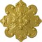 Ekena Millwork Katheryn Ceiling Medallion, Hand-Painted Rich Gold, 18 1/8"OD x 1 1/4"P CM18KARGS - alternate 1